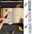 Pikkukuva 2 / 2: Yaju 5d timanttimaalaus DIY kirjanmerkit nahkainen tupsu kirjanmerkki helmillä kirjanmerkit aikuiset kirjanmerkit Arts1pcspurple