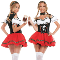Pikkukuva 1 / 5: Olutneito-asu naisille Oktoberfestin dirndl-mekko aikuisille Halloween-juhla-asu XXL