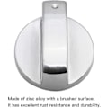 Miniatyrbilde 4 av 5: 6 stk Universelle Metallkontrollknapper Gasskomfyr 6mm Universelle Kontrollknapper Komfyrknapper For Gasskomfyr Komfyr