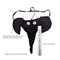 Miniatyrbild 3 av 4: Herr Novelty Elefant G-string Trosor Stringkalsonger Underkläder Lingerie Flerfärgad Valfri Black