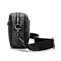 Miniatyrbild 3 av 5: Herr Casual Rutig Axelväska Läder Crossbody Väska Justerbar Rem Messenger Bag