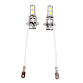 Pikkukuva 1 / 4: 9smd, 2x H3 5050 Valkoinen 9 Smd Led Xenon Dc12v Auto Auton Sumuvalo Lamppu Led-lamput 6500k, H3 9smd