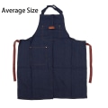 Miniatyrbild 2 av 10: Split Leg Pottery Apron Keramik Skulptur Overall Krukmakare Arbete deep blue