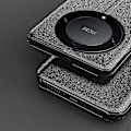 Miniatyrbilde 4 av 4: For Honor Magic 5 Lite 5g /x9a 5g PU-skall Side View Window Stand Case Telefondeksel