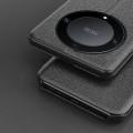 Miniatyrbillede 4 af 4: For Honor Magic 5 Lite 5g /x9a 5g PU Læder Skal Side Visningsvindue Stativ Etui Telefon Cover