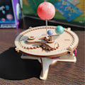 Miniatyrbillede 1 af 5: 1 stk. Model af Jord-Måne-Sol Geografi Undervisningsapparat DIY Legetøj Med Batteri