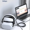 Miniatyrbilde 2 av 5: Usb3.2 Link-kabel 16ft(5m) Data Link-kabler for Quest 2/pico 4 VR-headset