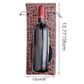 Miniatyrbillede 4 af 5: 1 til 10 Burlap Vinposer Blind Vinsmagning, Vinposer Bryllup Bordnumre, Vinsmagning Tasker, Fest