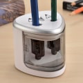 Miniatyrbillede 7 af 9: Blyantspidser 2 huller Elektrisk blyantspidser pink
