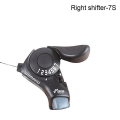 Miniatyrbillede 3 af 3: Cykelskifter 3x7 hastighed Trigger Shifters Mtb Cykel Transmissionsskiftegreb Left and Right 1 Pair