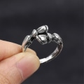 Miniatyrbillede 4 af 5: Fint Kvalitet Mode Vintage Hestesko Justerbar Ring Til Mænd Kvinder Hestehov Dyr Ring Smykker Stablet Ring