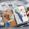 Miniatyrbild 3 av 3: Paket med 5D diamantmålning bokmärken, läder tofsböcker, digitala broderiböcker med T