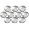 Miniatyrbillede 1 af 5: 10 stk. kageform æg tærte Pasteis De Nata ovn bage runde budding tin kage værktøj