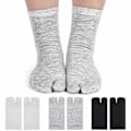 Miniatyrbillede 1 af 5: 6 par flip-flop unisex strømper split toe strømper tåstrømper til mænd drenge kvinder