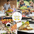 Miniatyrbillede 5 af 5: Manuel citronpresser, manuel presser, akryl citronpresser, citronpresser, bærbar, transparent frugtpresser, håndpresser til (4-pak)