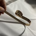Miniatyrbillede 5 af 5: 4 stk./sæt ophængningskrog skridsikker justerbar metal jule strømpe arrangør bøjle til hjem Jikaix Golden