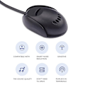 Miniatyrbilde 2 av 5: 3,5 mm Ekstern Bilmikrofon Bluetooth-kompatibel Mikrofon For Dashbord Solskjerm