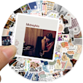 Miniatyrbillede 3 af 4: 100 stk Taylor Singer Swift Stickers, Popmusik Stickers, Vinyl Vandtætte Stickers Til Laptops, Vandflasker, Kufferter