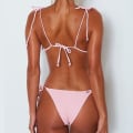Miniatyrbilde 4 av 5: Kvinners Push-up Polstret Bikinisett Stropp Badedrakt Strandklær Badedrakt Pink S