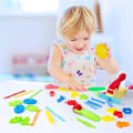 Miniatyrbilde 3 av 4: 26-delers Lekesett for Barn med Play Doh Verktøy og Former 1