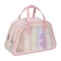 Miniatyrbild 1 av 5: Rosa Vattentät Torr Våt Separation Multifunktionell Transparent Resväska Vit Makeup Väska Torr Våt Separation Transparent Makeup Väska Resa Mak