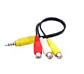 Video AV-komponentkabeladapter Erstatning for TCL TV, 3 RCA til 3,5 mm db