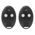 2 PCS for MITTO 2 433MHz Remote Control Garage Door Remote Control