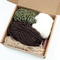 Miniatyrbillede 5 af 5: Trævæv Loomss, Mini Maker Diy Håndstrikningsmaskine, Gobelin Loomss Trævæv Loomss Til Gobeliner, Tørklæder, Tøj, Hatte Og Mere
