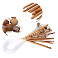 Miniatyrbild 4 av 4: 12 sizes Bamboo crochet hooks Set 3-10mm