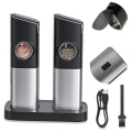 Miniatyrbillede 1 af 5: Salt- og peberkværnsæt, elektrisk peberkværn USB-genopladelig