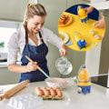 Miniatyrbilde 3 av 4: Manuell gyllen eggtrekker Scrambler Egg Pulling Artifact Manuell gull Shaker Eggtrekker Egg Blanding Egg Turner Egg Homogenisator Egg Kaste Artifa