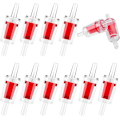 Miniatyrbild 1 av 4: 10-pack Aquarium Luftpump Checkventiler, Plast Checkventiler för Standard 3/16\" Luftslangar