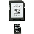 Miniatyrbild 1 av 4: INTENSO 16GB UHS Class 1 microSDHC-minneskort - Svart