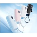 Miniatyrbild 3 av 3: Vention Strömförsörjning med LED-skärm 4800mAh (USB-C Lightning USB-C) 22.5W Rosa Fällbar Lightning Typ