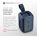 Miniatyrbild 2 av 2: Bluetooth-högtalare - MOTOROLA - ROKR 300 - 7W - IP67 - 12h batteritid Blå