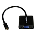 Miniatyrbild 2 av 3: Mikro HDMI till VGA-omvandlare - StarTech.com - MCHD2VGAE2 - 1920 x 1080 - Svart - Adapter