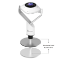 Miniatyrbild 3 av 4: j5create JVCU360 360° webbkamera, 1080p videoinspelningsupplösning, vit och svart