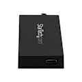 Miniatyrbild 1 av 3: USB 3.0-hub - STARTECH - 4 portar - 3x USB-A och 1x USB-C - Laddning och synkronisering - Svart