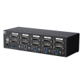 Miniatyrbild 3 av 4: 4-portars Dual-Link DVI USB-skärmtangentbordsmus KVM-switch med USB 3.0-hubb - STARTECH - TAA-kompatibel