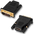 Miniatyrbild 1 av 4: OCIODUAL Aisens A118-0091 HDTV till DVI-D 24+1-stift F-M Digital Adapter för PC Datorskärm Digital Converter