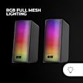 Miniatyrbild 3 av 3: Bluetooth-högtalare - Mars Gaming - MSRGB2 - 15W - Bluetooth 5.3 - RGB Full Mesh