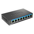 Miniatyrbild 1 av 4: NÄTVERK, Switch, Fristående Switch, D-Link 8-portar Ohanterad Multi-Gigabit Funktioner 8N LAN-portar Typ och
