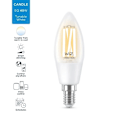Miniatyrbild 2 av 6: WiZ E14 40W glödlampa med variabel vit flamma