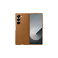 Miniatyrbild 2 av 6: Coque - Kindsuit - Galaxy Z Fold 6 - Äkta läder - Brun - Semi-rigid Brun