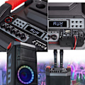 Miniatyrbild 4 av 4: Bärbar högtalare - AIWA - 80W - Bluetooth - Handsfree - Batteritid 8h