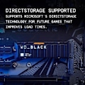 Miniatyrbild 6 av 6: WESTERN DIGITAL SN850X hårddisk - NVME SSD - 2TB intern - M2-format med kylfläns - Svart