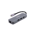 Miniatyrbild 4 av 4: NILOX DOCKINGSSTATION TYP C A 3X USB 3.0 1X HDMI 1X VGA 1X TYP C 1