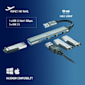 Miniatyrbild 4 av 5: USB-hub - NGS - IHUB4 MICRO - 4 portar - USB 3.2 Gen1 - Kompakt - Aluminium