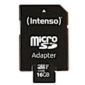 Miniatyrbild 3 av 4: INTENSO 16GB UHS Class 1 microSDHC-minneskort - Svart