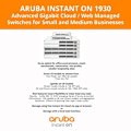 Miniatyrbild 6 av 6: ARUBA HPE Instant On 1930 48G 4SFP/SFP+ Switch - Switch - C2+ - Managed
